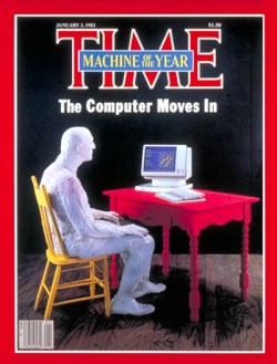 Capa da Time de 1982. O Computador foi considerado a personalidade do ano.