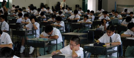 Avaliação tradicional da aprendizagem.